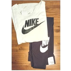 WOMEN'S NIKE SPORTSWEAR ESSENTIALS LOGO T' & HIGH RISE FULL LENGTH LEGGINGS